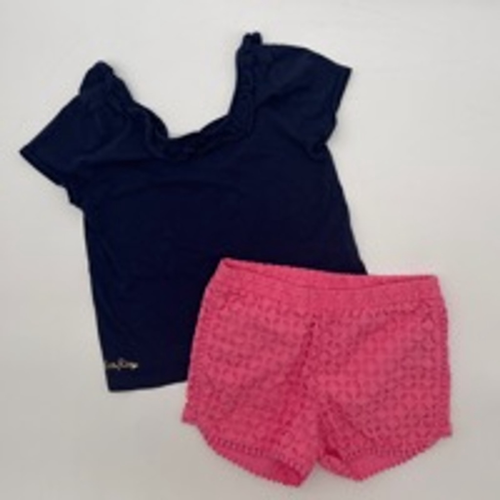 Girls LILLY PULITZER Outfit Set Navy & Pink